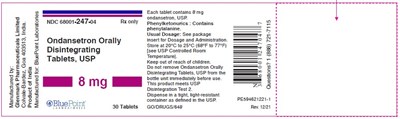 Ondansetron OD Tablets USP 8mg 30 Tablets Labels Rev 12-21.jpg Ondansetron OD Tablets USP 8mg 30 Tablets Labels Rev 12 21